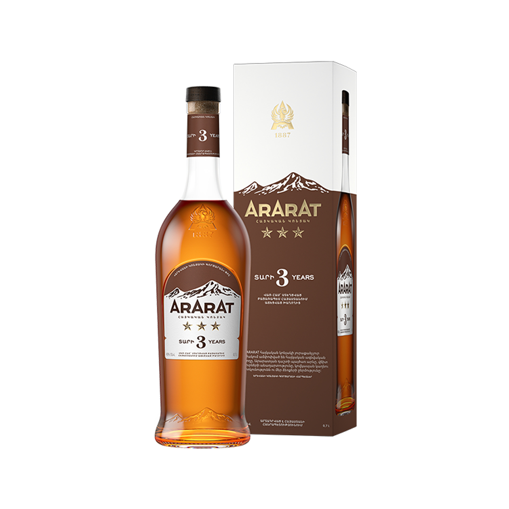 Brandy `Ararat` 3 Y.O. 700ml