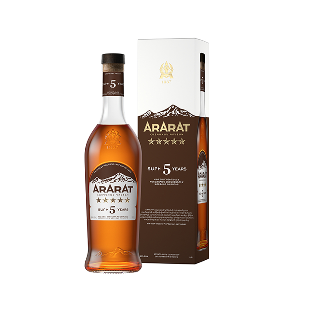 Brandy `Ararat` 5 Y.O. 500ml