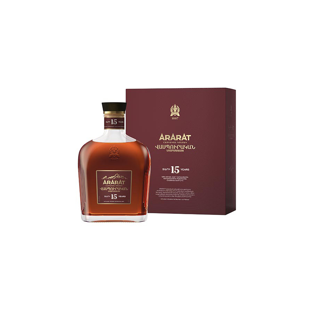 Brandy `Ararat. Vaspurakan` 15 Y.O. /with box/ 500ml