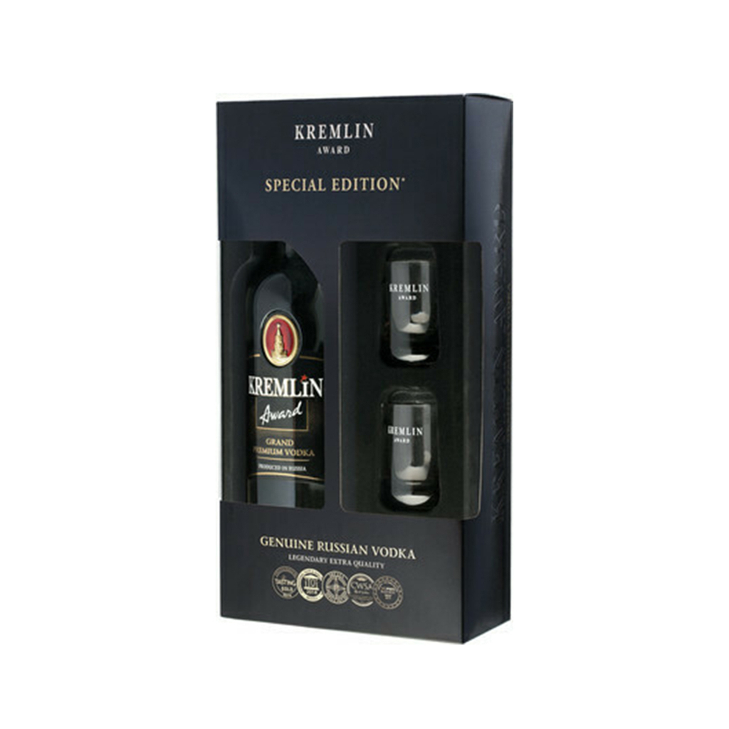 Vodka `Kremlin Special Edition` /2 glasses/ 700ml
