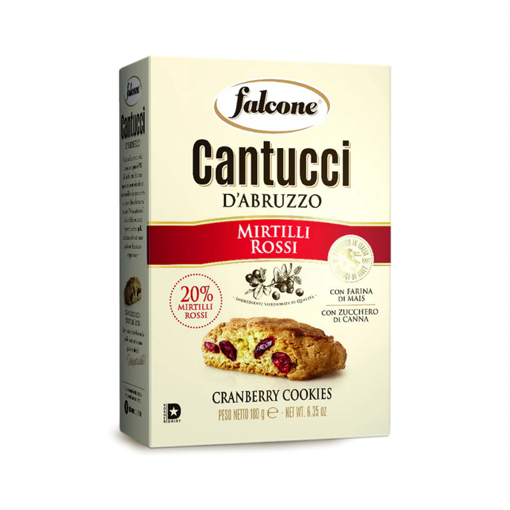 Թխվածքաբլիթ Falcone Cantucci լոռամիրգով 180գր
