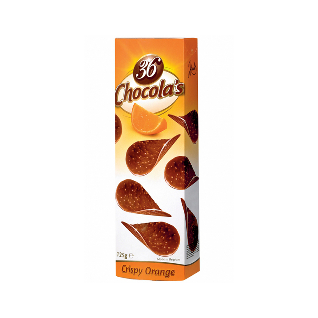 Шоколадные пластины `Hamlet Chocola's` со вкусом апельсина 150г