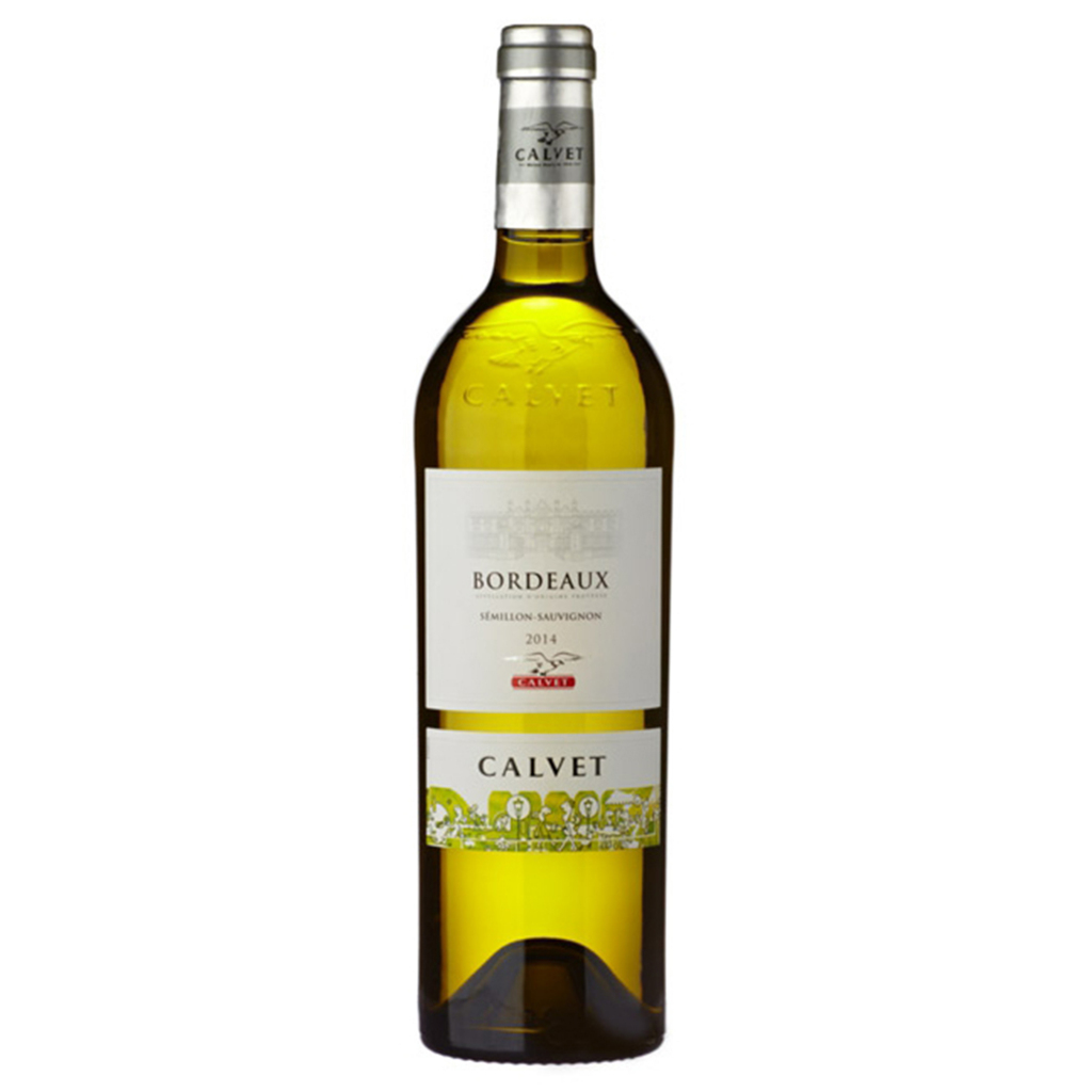 Wine `Calvet Classic` white, dry 750ml
