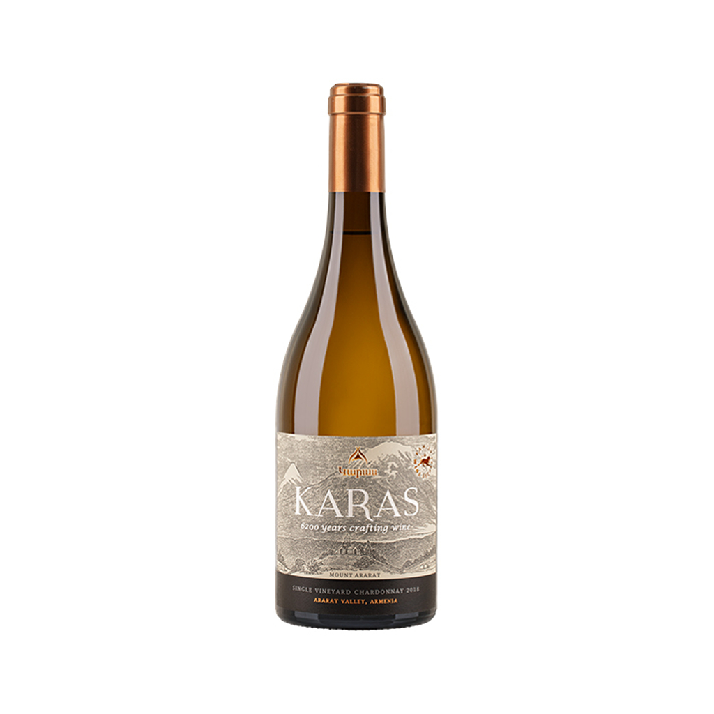 Wine `Karas Single Vineyard Chardonnay` white, dry 750 ml