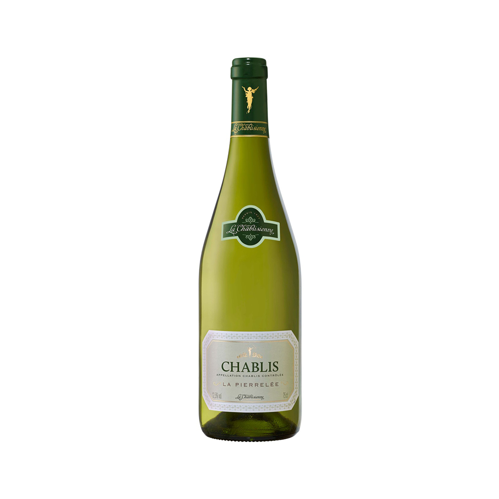 Wine `La Chablisienne Chablis` white, dry 750ml