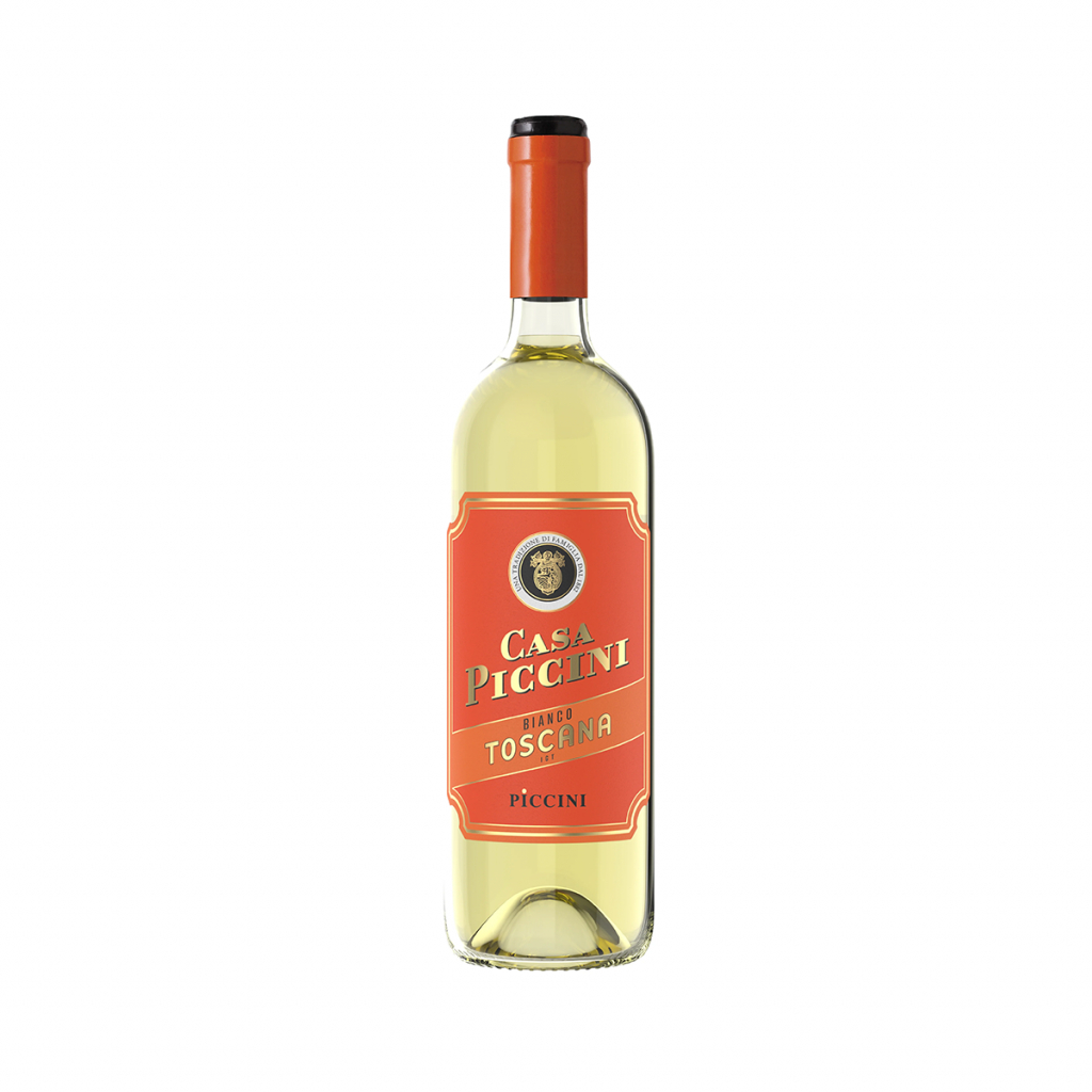 Wine `Piccini Toscana` white, dry 750ml