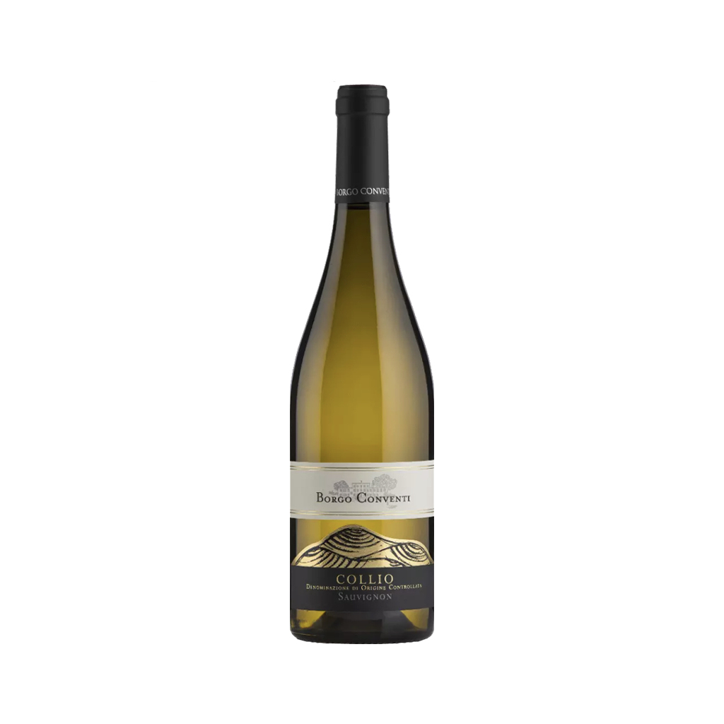 Wine `Borgo Conventi Collio DOC Sauvignon Blanc` white, dry 750ml