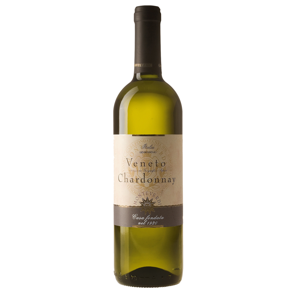 Wine `Monteverdi Chardonnay Veneto` white, dry 750ml