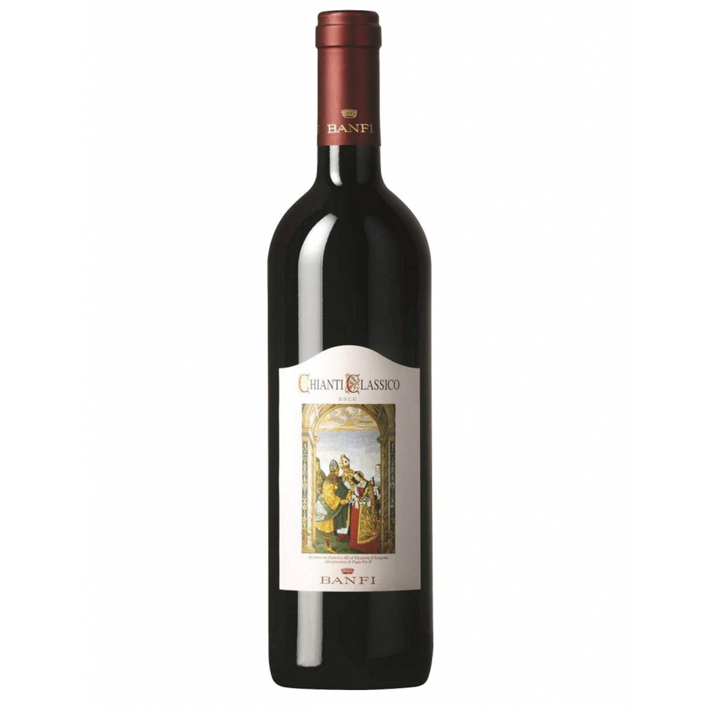 Wine `Banfi Chianti Classico` red, dry 750ml