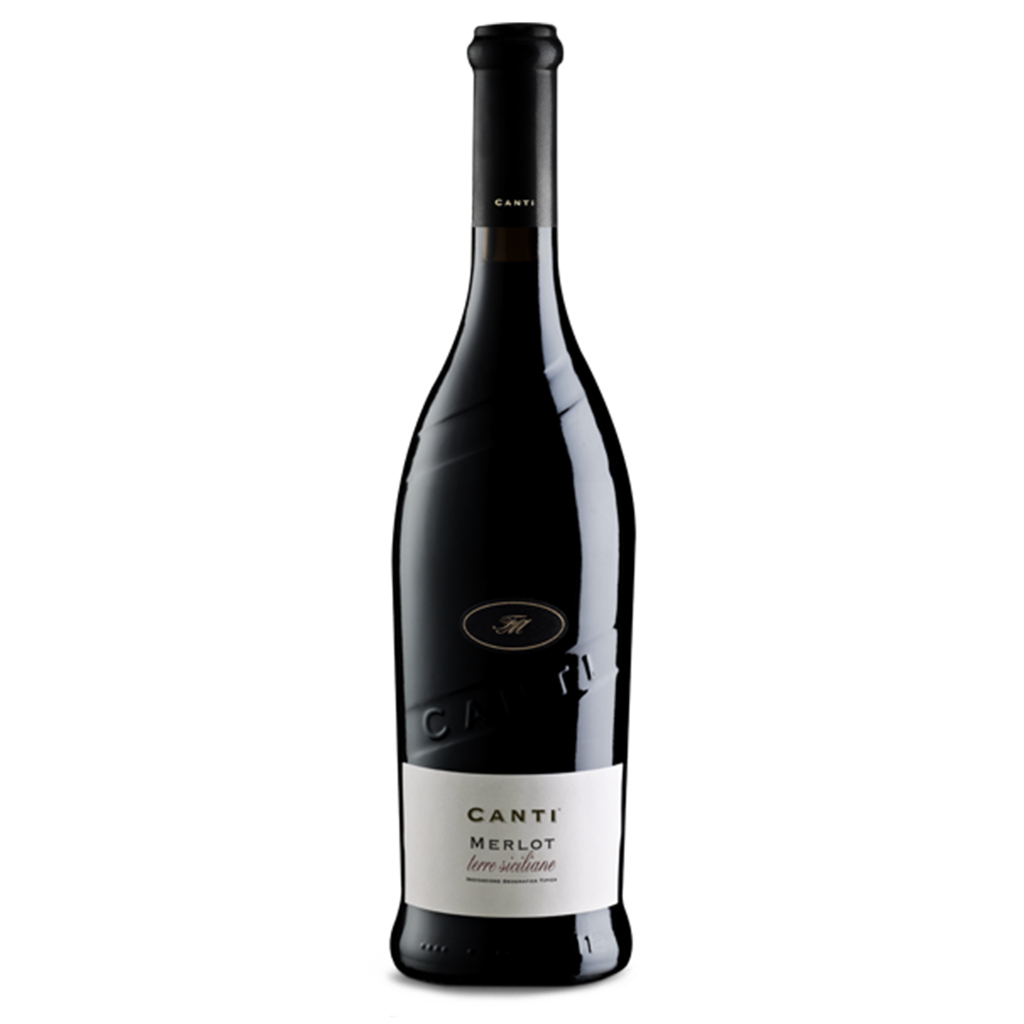 Wine `Canti Merlot Terre Siciliane` red, dry 750ml