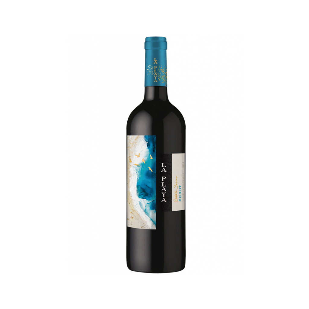 Wine `La Playa Merlot` red, dry 750ml