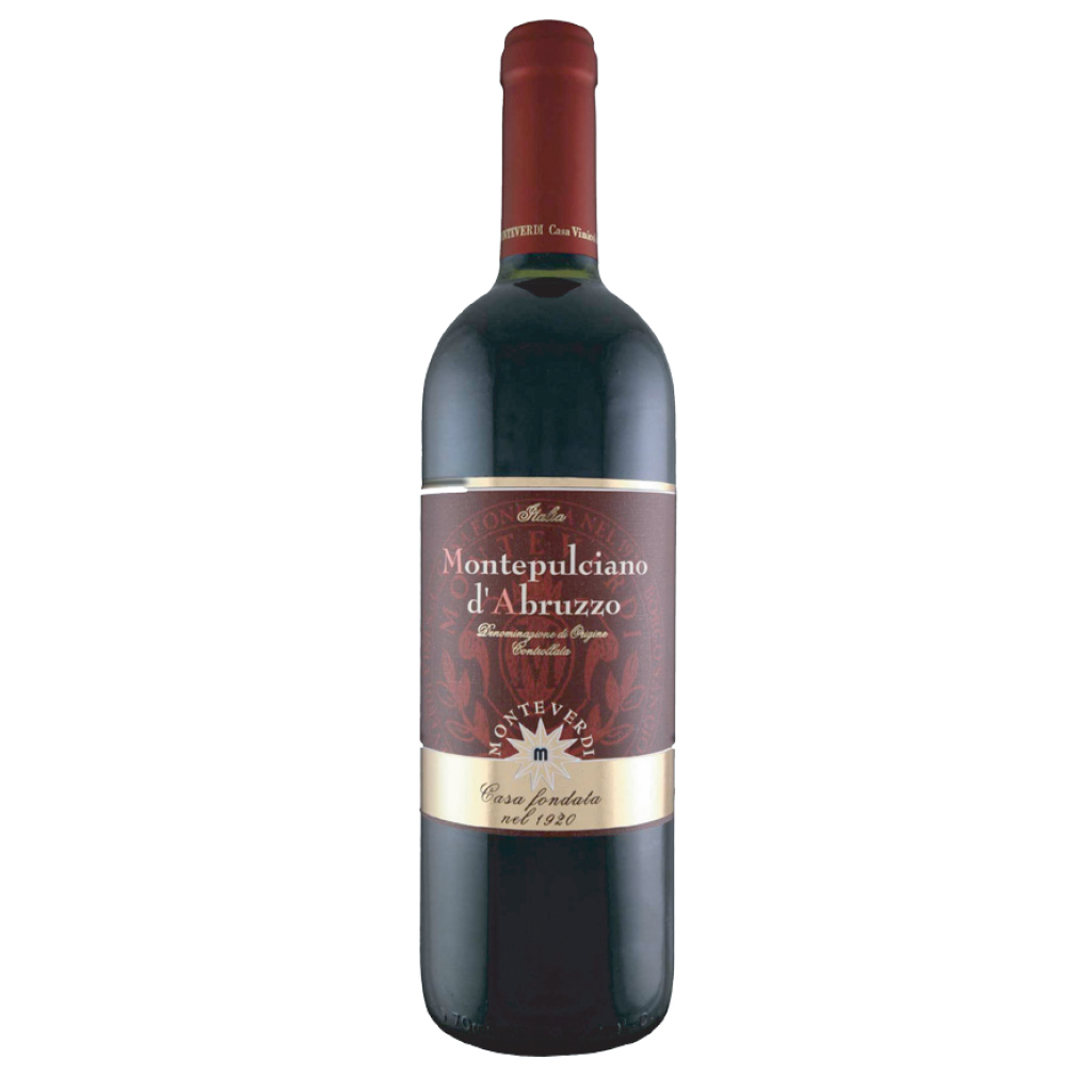 Wine `Montepulciano D'abruzzo DOC` red, dry 750ml