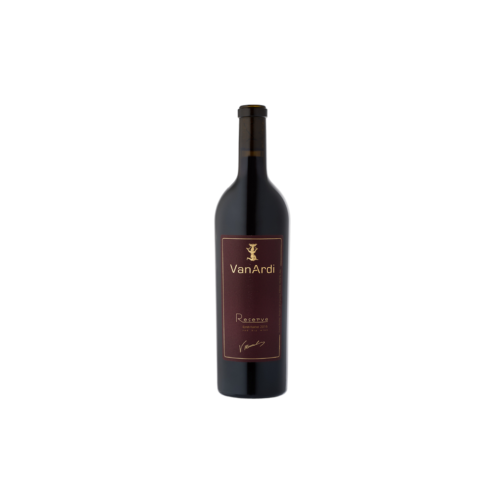 Wine `Van Ardi Reserve Syrah` red, dry 750ml