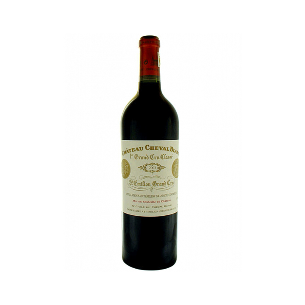 Wine `Saint-Emilion Chateau Cheval Blanc 2003` white, dry 750ml
