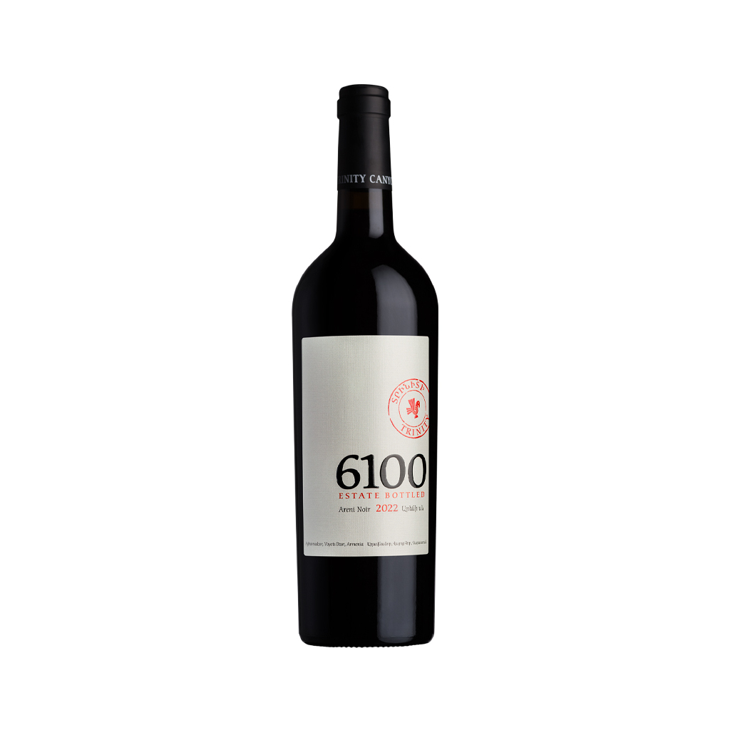 Wine `Trinity 6100` red, dry 750ml