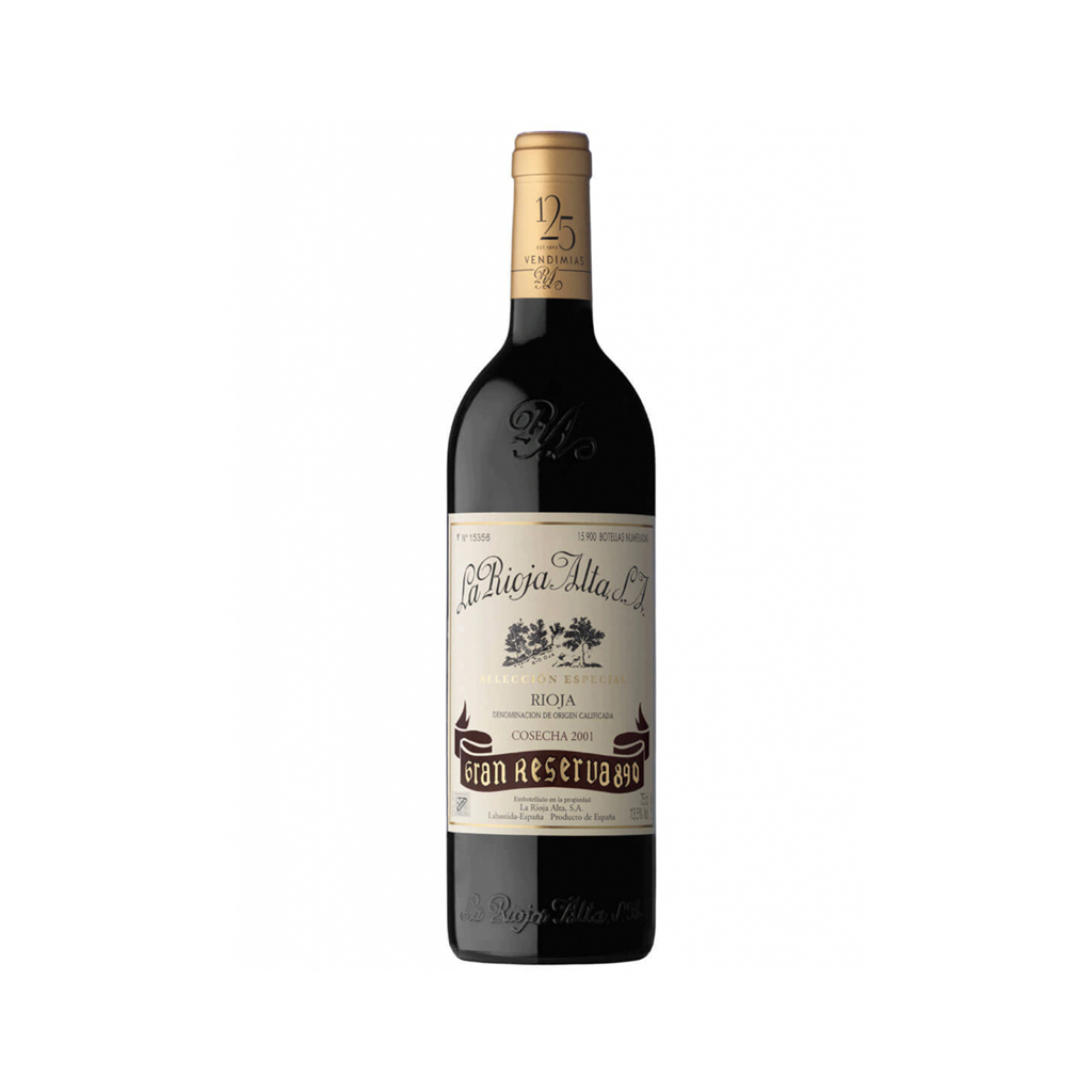 Вино `La Rioja Alta Gran Reserva 890` красное, сухое 750мл