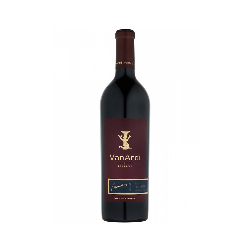 Wine `Van Ardi Kakhet Reserve` red, dry 750ml