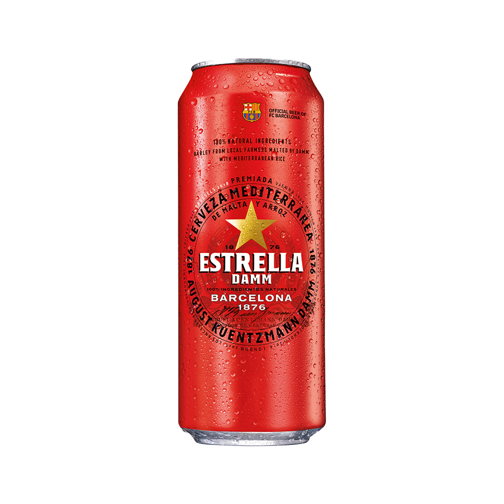 Գարեջուր «Estrella Damm» թ/տ 500մլ