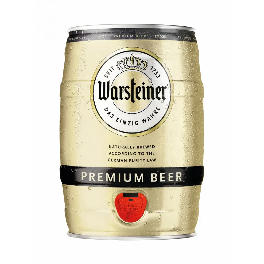 Գարեջուր «Warsteiner» /բաց/ 5լ