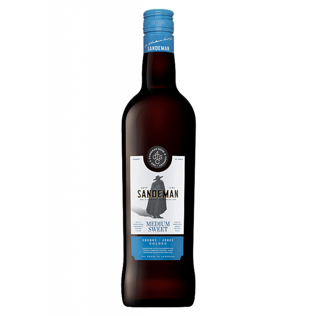Գինի «Sandeman Medium Sweet Sherry» սպիտակ, կիսաքաղցր 750մլ