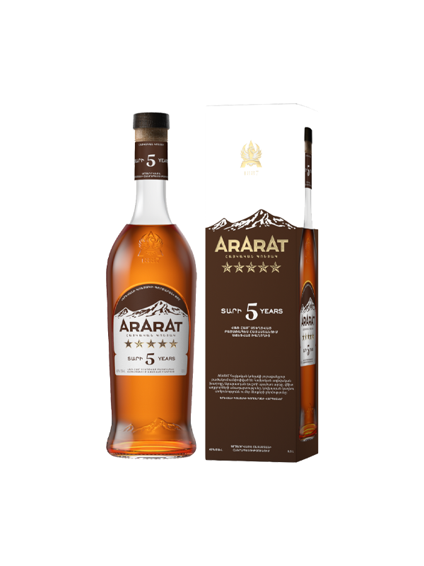 Բրենդի «Ararat» 5* 1լ