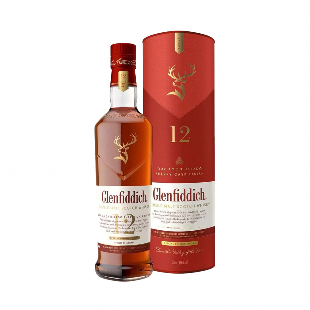 Վիսկի Glenfiddich Single Malt Sherry Cask 12 y.o. 40% 0.7լ