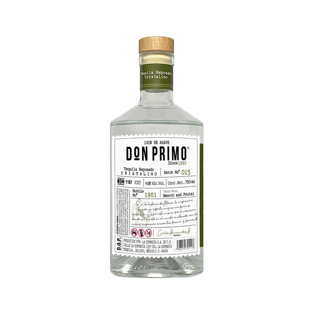 Tequila `Don Primo Reposado Cristalino` 750ml