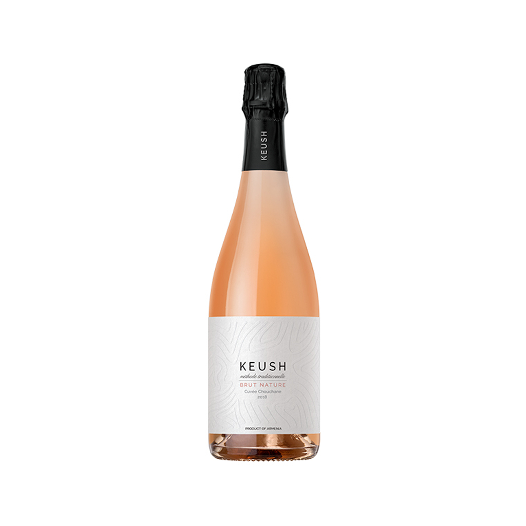 Sparkling wine `Keush Rose` rose 750ml