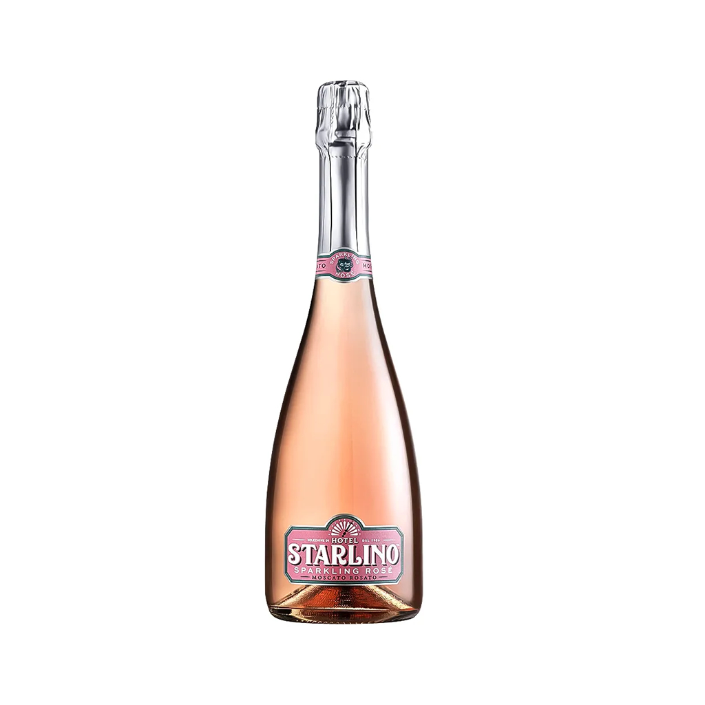 Sparkling wine `Starlino Moscato Rose` 750ml