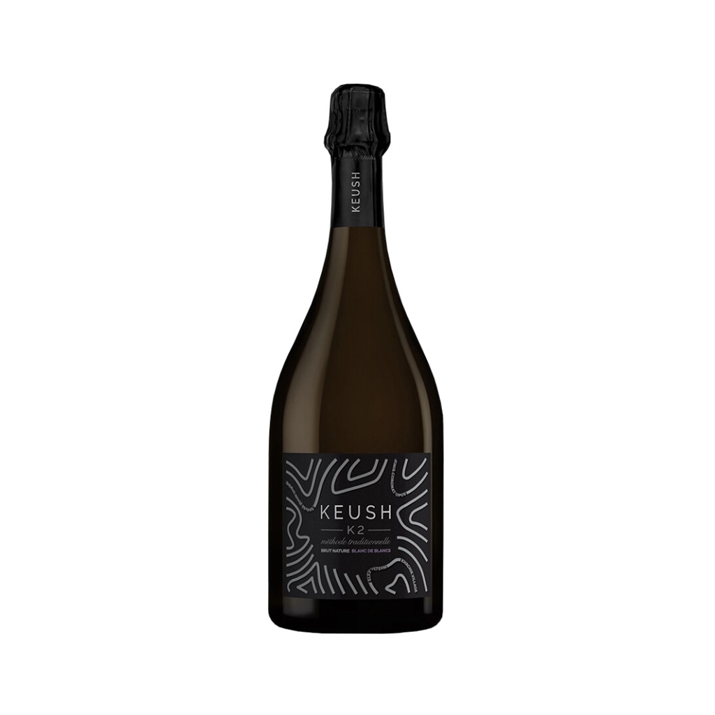 Sparkling wine `Keush K2 Blanc de Blancs` white, dry 750ml