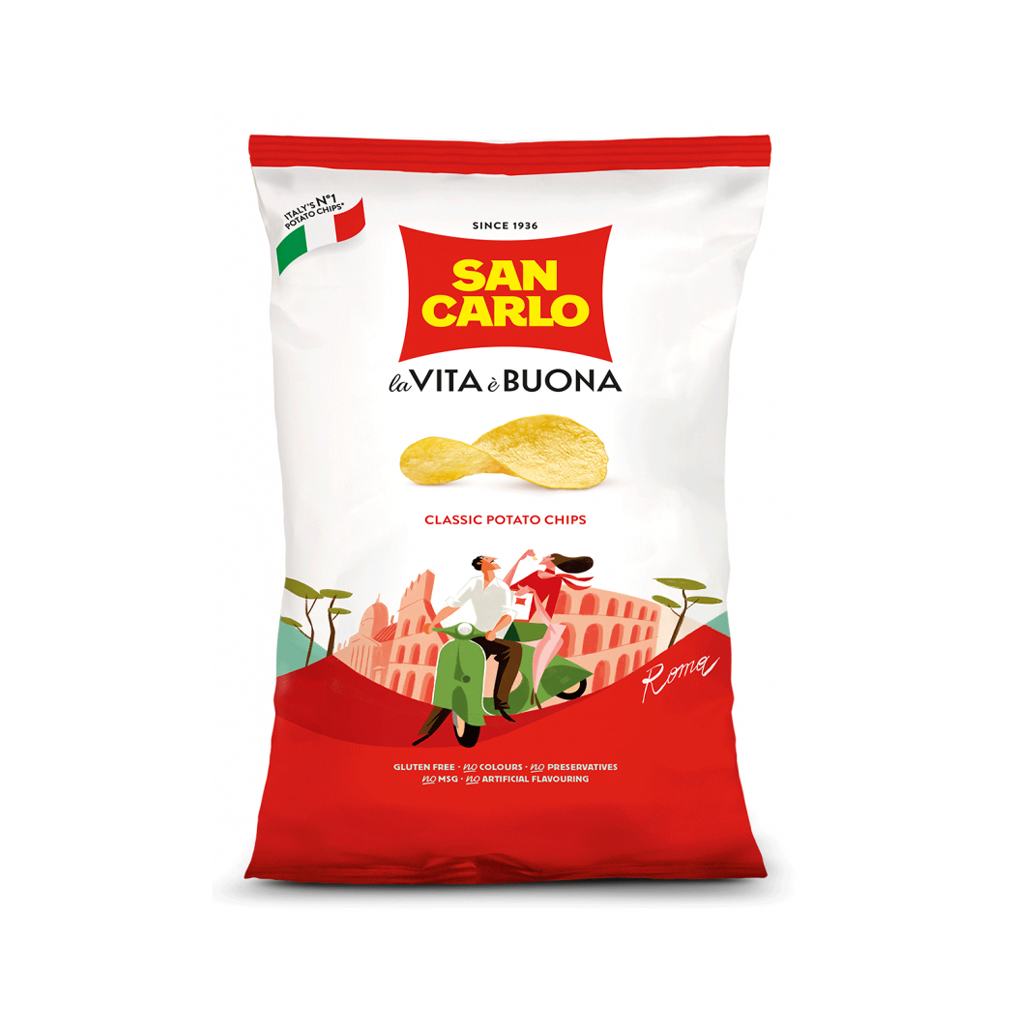 Չիպս «San Carlo Classica» 180գ