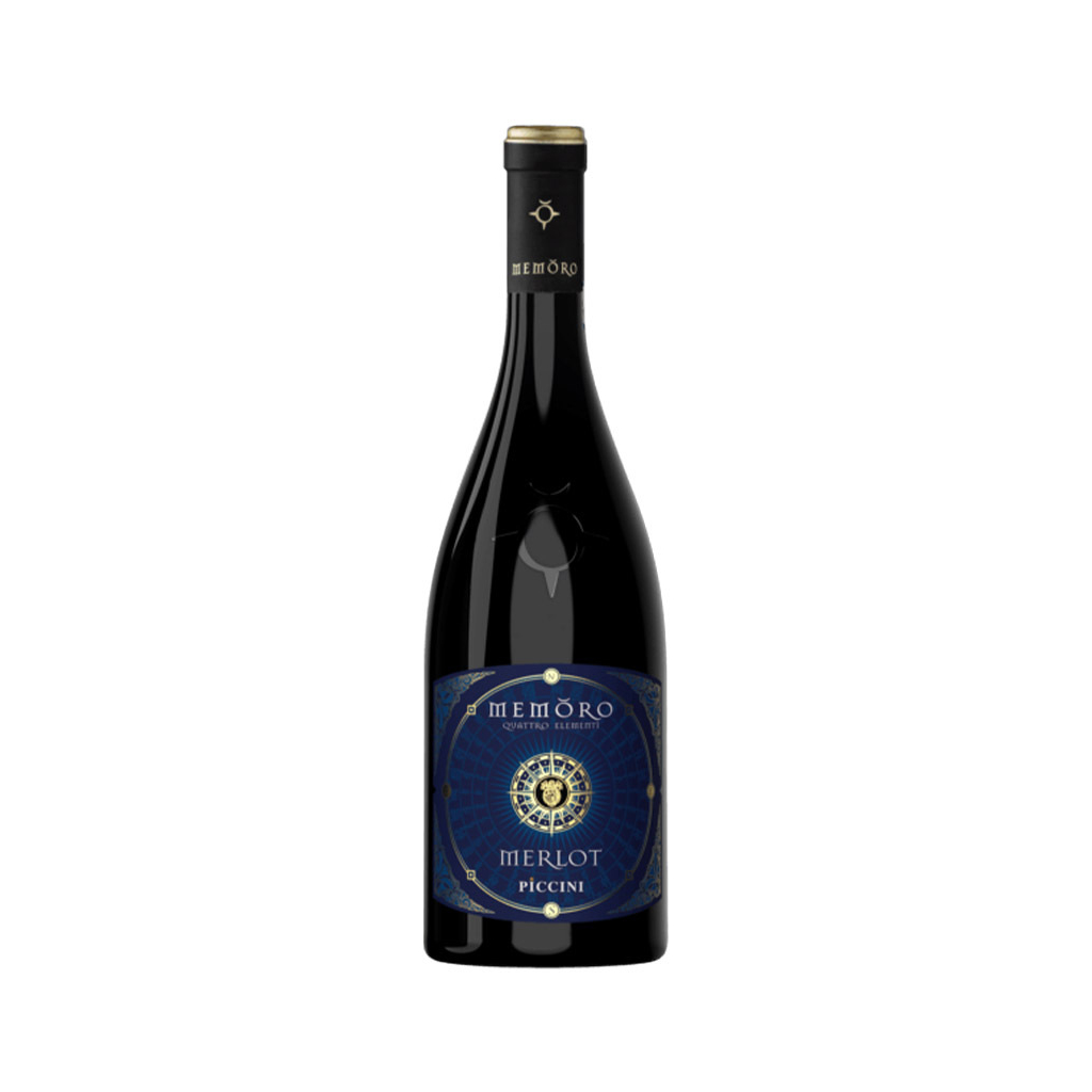 Գինի «Piccini Memoro Quattro Elementi Merlot» կարմիր, կիսաչոր 750մլ
