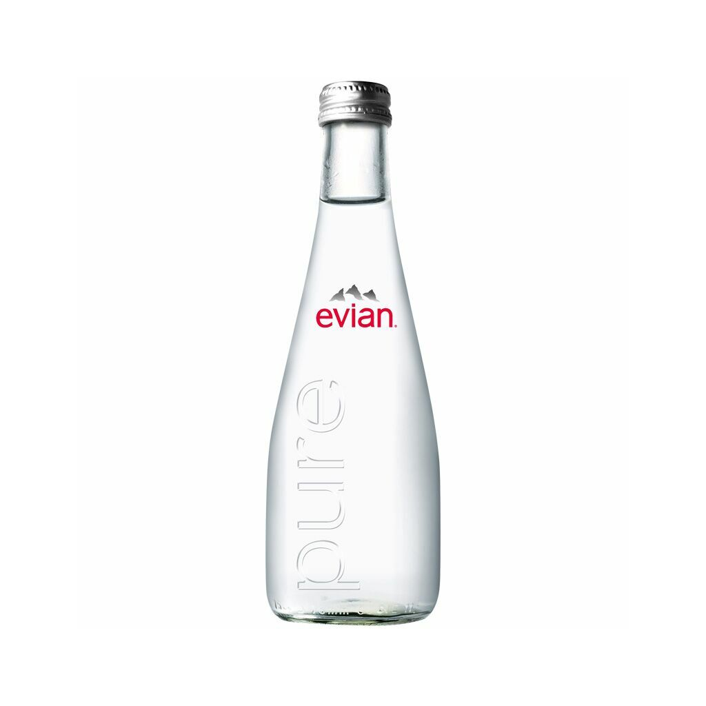 Բնական աղբյուրի ջուր «Evian» ապ/շ 330մլ