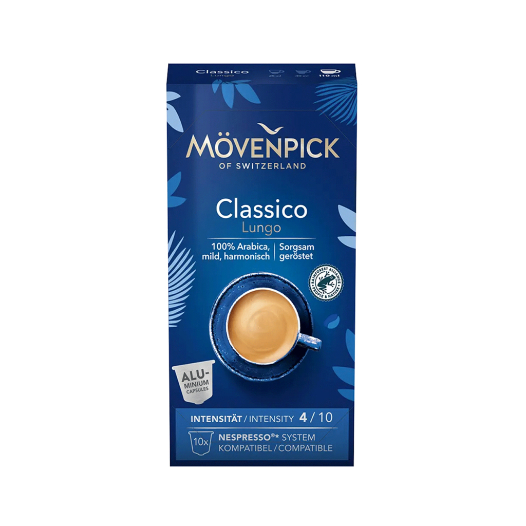 Սուրճի պարկուճ «Movenpick Classico Lungo» 8*10գր