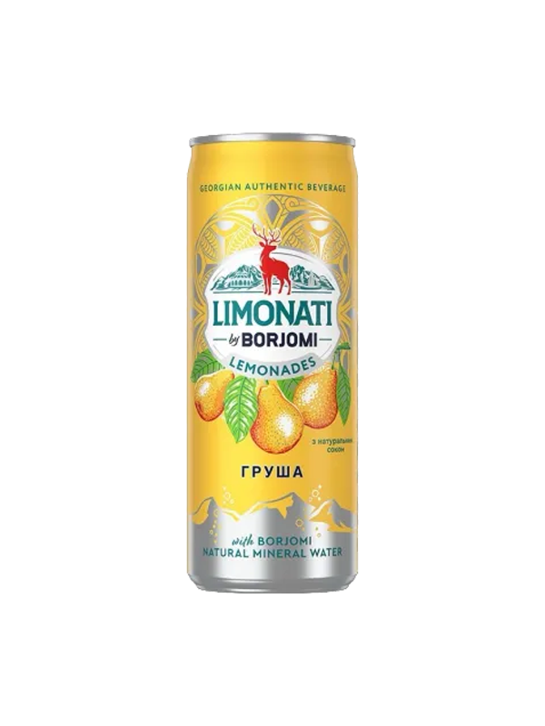 Զովացուցիչ ըմպելիք «Limonati by Borjomi» տանձ 330մլ