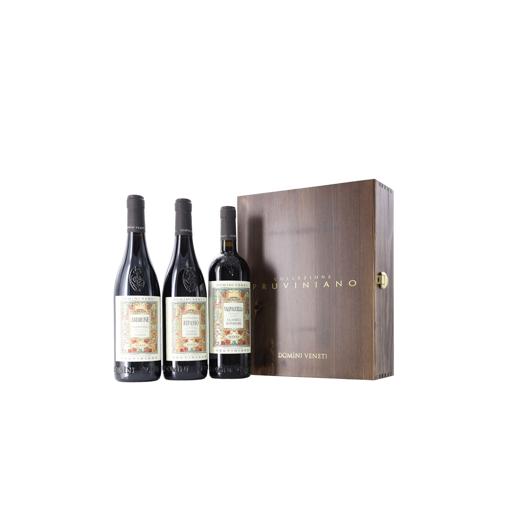 Գինի «Domini Veneti Collection Amarone/Valpolicella/Ripasso» կարմիր, չոր 3*750մլ