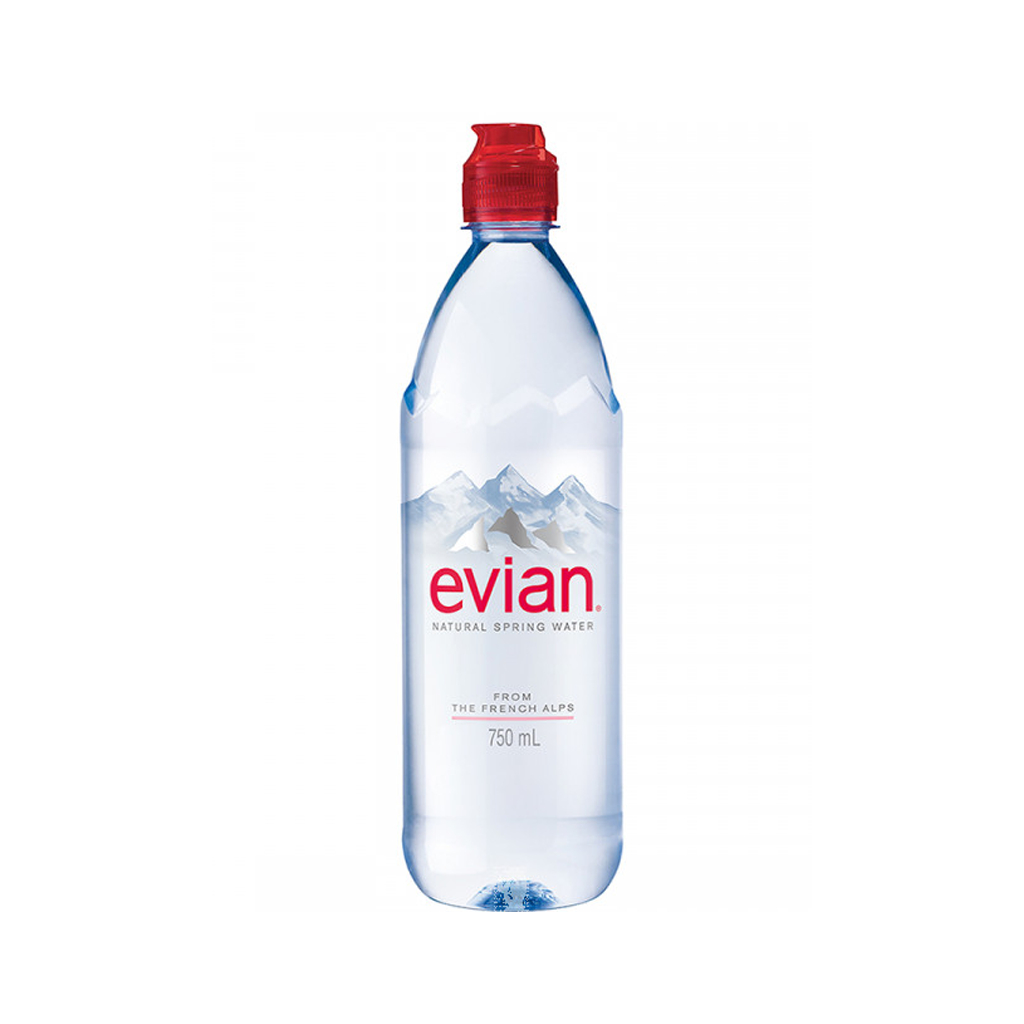 Բնական աղբյուրի ջուր «Evian» պ/շ 750մլ