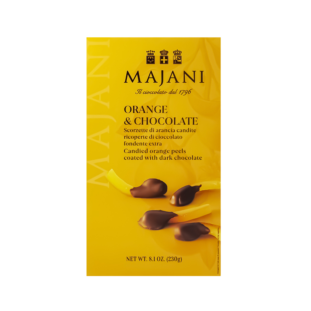 Շոկոլադապատ նարնջի կեղևներ «Majani» 230գ