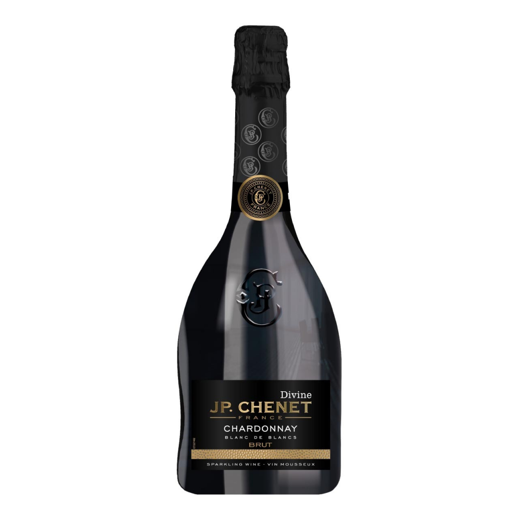 Փրփրուն գինի «J.P. Chenet Divine Chardonnay Blanc de Blancs» չոր 750մլ