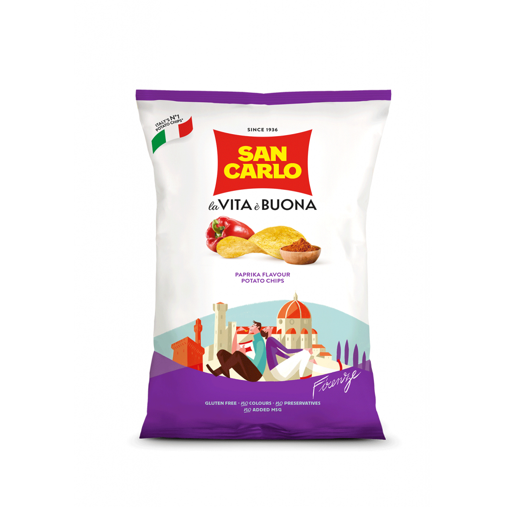 Չիպս «San Carlo» պապրիկա 150գ