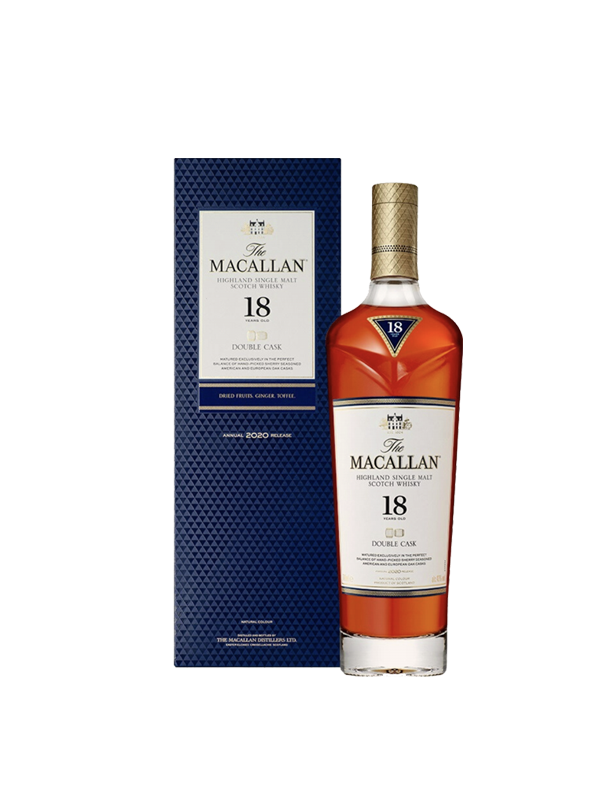 Վիսկի «Macallan Double Cask» 18 տարեկան 700մլ